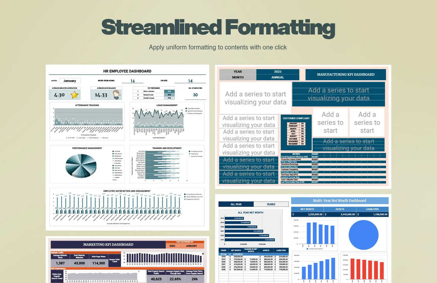 40+ Ultimate Dashboard Template Bundle
